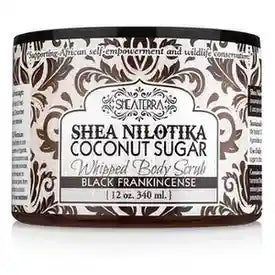 Shea Nilotik' Butter Coconut Sugar Whipped Body Scrub DAKARA FRANKINCENSE