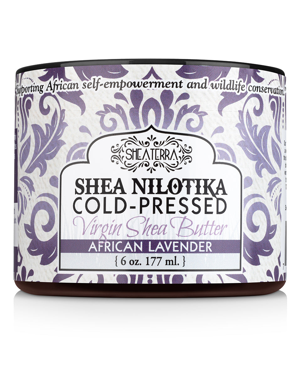 Shea Nilotika Cold-Pressed Virgin Shea Butter AFRICAN LAVENDER