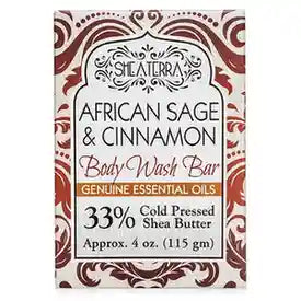 African Wild Sage & Cinnamon Body Wash Bar