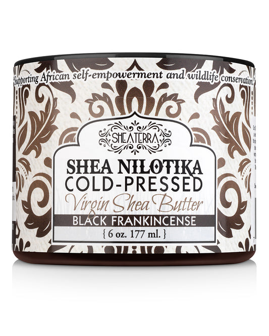 Shea Nilotika Cold-Pressed Virgin Shea Butter BLACK FRANKINCENSE