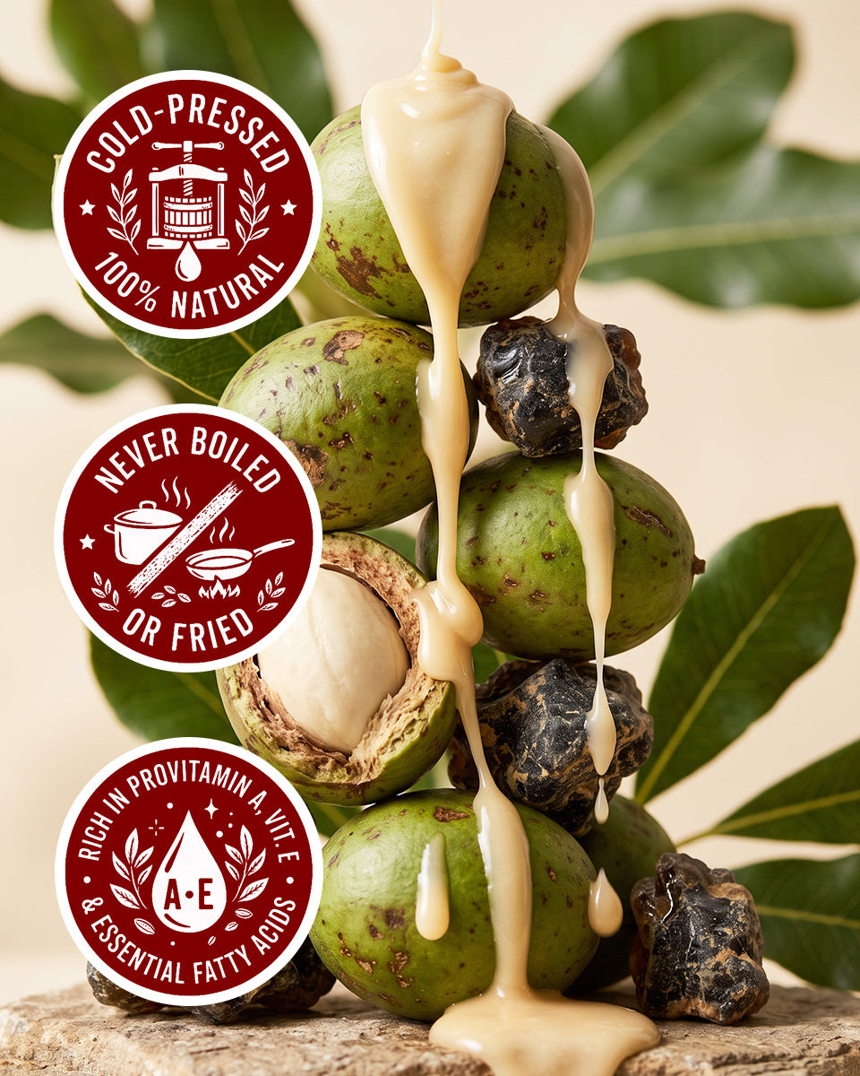 Shea Nilotika Cold-Pressed Virgin Shea Butter BLACK FRANKINCENSE