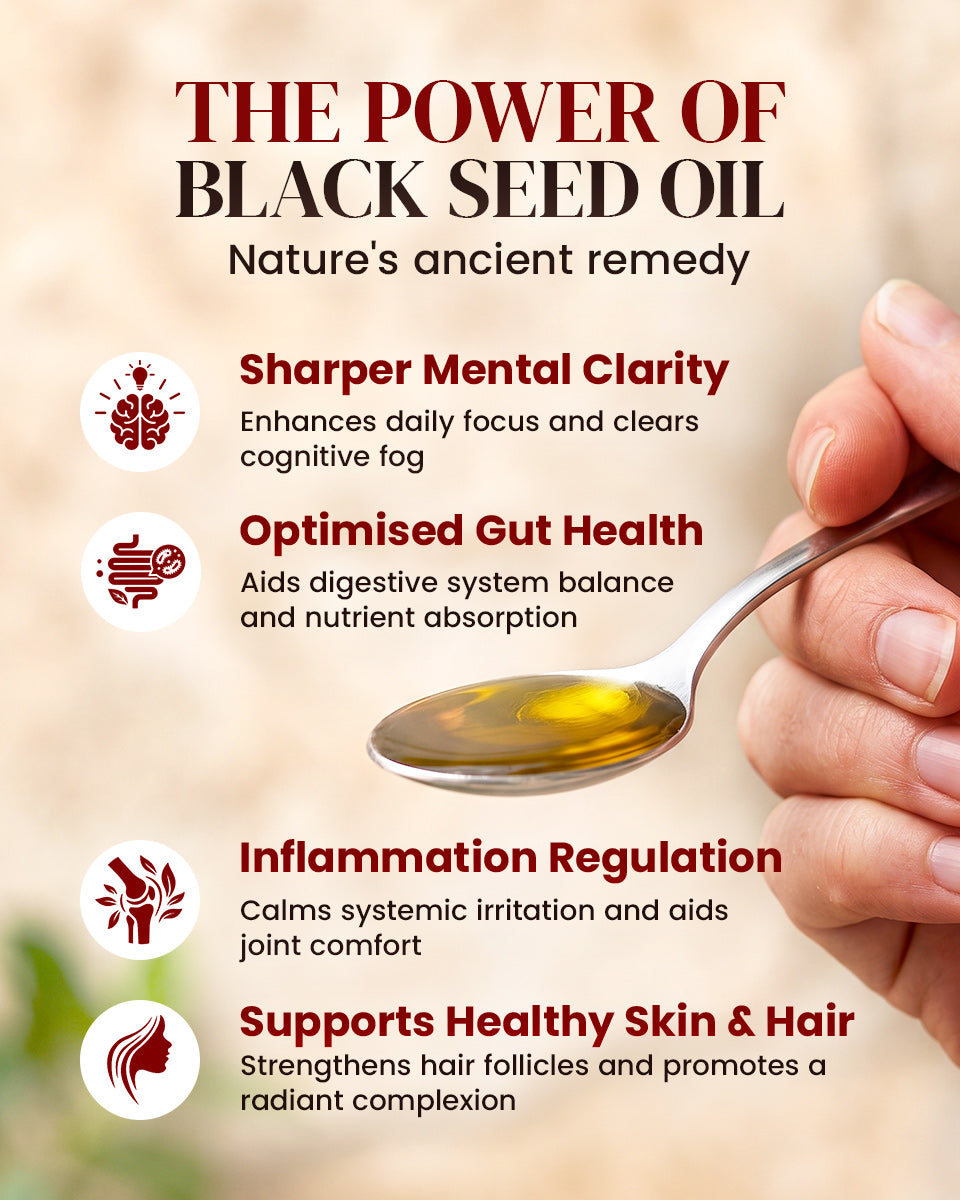 100% Pure Egyptian Black Seed Oil - Extra Virgin  8 oz. (Certified Organic, Cold Pressed)
