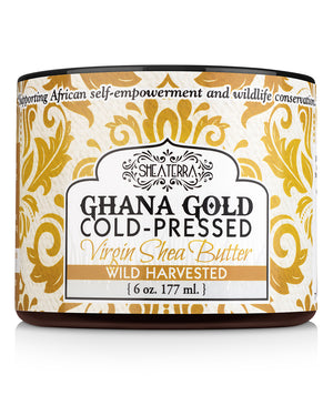 Ghana Gold Cold Pressed, Extra Virgin Shea Butter