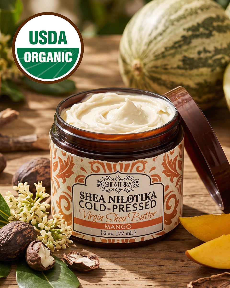 Shea Nilotika Cold-Pressed Virgin Shea Butter MANGO