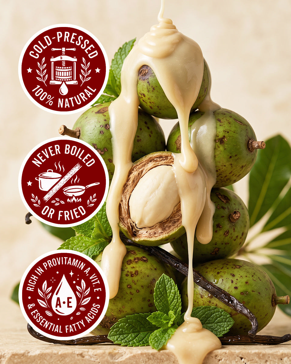 Shea Nilotika Cold Pressed Virgin Shea Butter MARRAKESH MENTHE VANILLA
