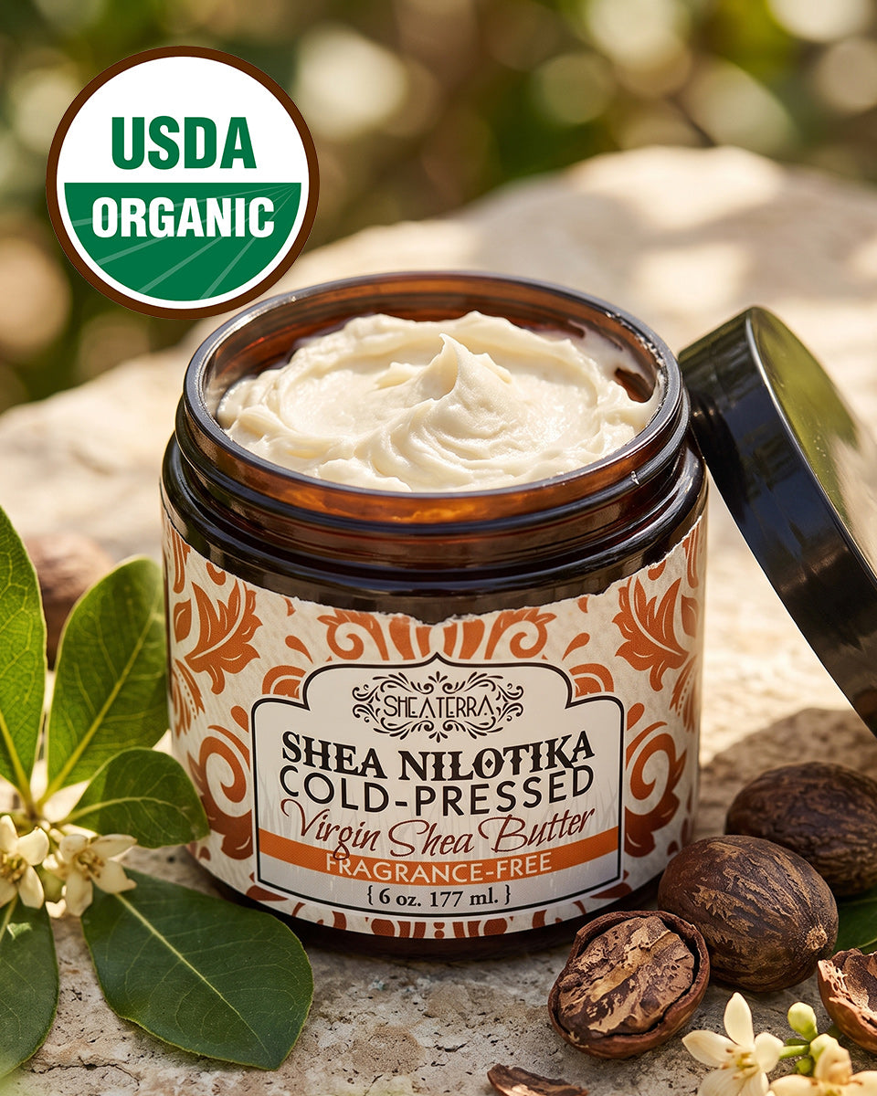 Shea Nilotika Cold-Pressed Virgin Shea Butter FRAGRANCE FREE