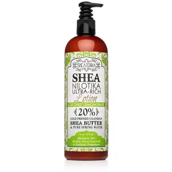 Shea Nilotik' 20% Shea Butter Ultra-Lotion COCONUT LEMONGRASS