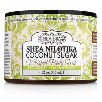 Shea Nilotik' Butter Coconut Sugar Whipped Body Scrub COCONUT LEMONGRASS