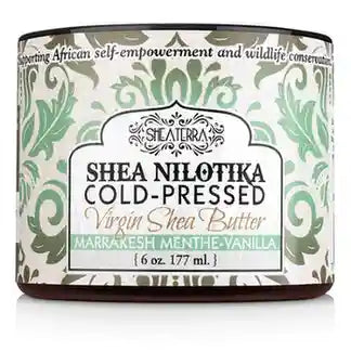 Shea Nilotik' Cold Pressed Virgin Shea Butter MARRAKESH MENTHE VANILLA